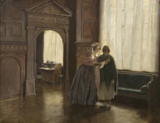 Mme Mary Carpenter et sa première fille réformatrice, Annie Woolham, à Red Lodge, 10 octobre