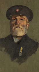 Portrait de J. Lasbury, R.M.L.I., vers 1920