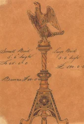 Dessins exécutés pour Jones et Willis, fabricants de meubles d
