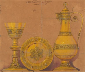 Dessins exécutés pour Jones et Willis, métallurgistes et fabricants de meubles d