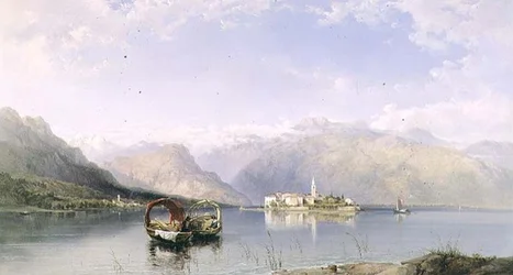 Isola Pescatori depuis Isola Bella sur le lac Majeur