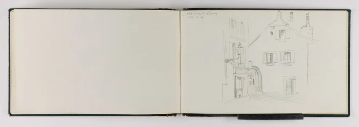 (Carnet de croquis) Vieille rue à Vevey