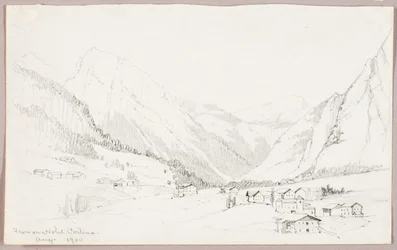 Depuis notre hôtel, Cortina