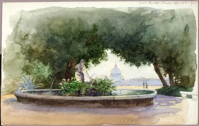 Depuis le Pincio, Rome