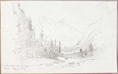 Sur la route près de Landro, Tyrol