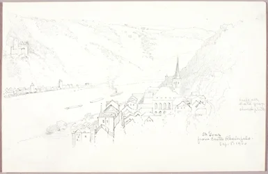 Goar depuis le château de Rheinfels