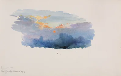 Coucher de soleil, Oxford