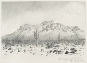 Montagne de la Superstition, Apache Trail, Arizona (n°1)