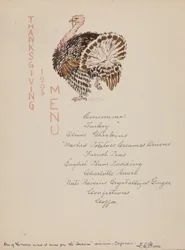 Menu de Thanksgiving