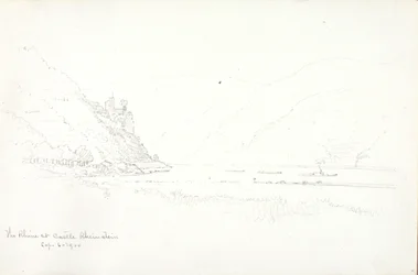 Le Rhin au château de Rheinstein
