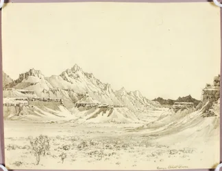 Sans titre (dessin de transfert pour « Arizona Night »)
