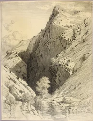 Sans titre (dessin de transfert pour Bear Creek Canyon, Denver, Colorado)