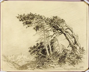 Sans titre (dessin de transfert pour The Home of the Winds [no. 1])
