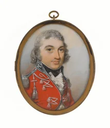 Un officier non identifié de la cavalerie de défense