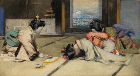 Une réception au Japon, ou Salutations