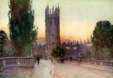 Tour de la cloche de Magdalen, Oxford, Oxfordshire, 1924-1926