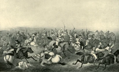 Charge de la cavalerie de Hodson à Rhotuck, 1857, 1901