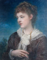 Portrait de Calliope Coronio, vers 1880