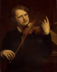 Étude à la lumière de la lampe : Herr Joachim