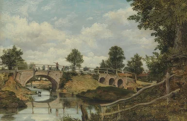 Un vieux pont près de Hendon, Middlesex