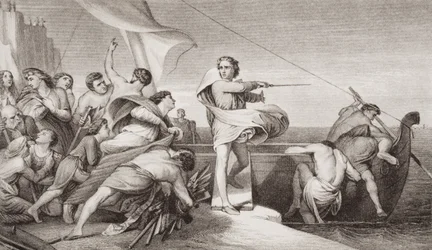 Le roi Alfred incitant les Anglo-Saxons à repousser l