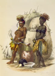 Dabiyaki et Upapazi, garçons zoulous en tenue de danse, planche 17 de 