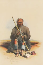 Leveregt Aris, un vieil homme hottentot