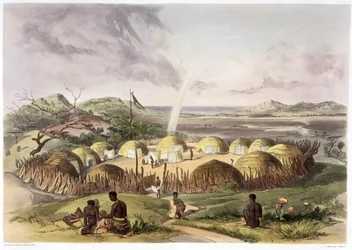 Kraal zoulou près d