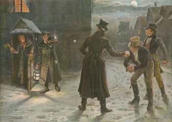 Bataille de boules de neige avec les gardiens : une farce de Noël à l