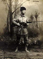 Theodore Roosevelt en peau de daim, territoire du Dakota, v.1885