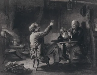 Illustration pour Auld Lang Syne de Robert Burns