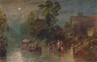 Clair de lune : la terrasse, Haddon Hall, 1873, 1935