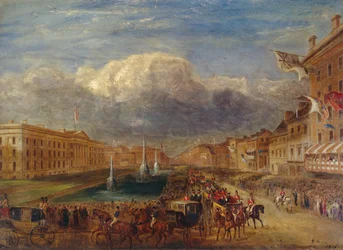 La Visite de la Reine Victoria et du Prince Albert à Manchester en 1851