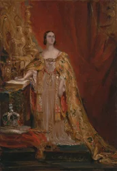 La reine Victoria prêtant le serment du couronnement, le 28 juin 1838