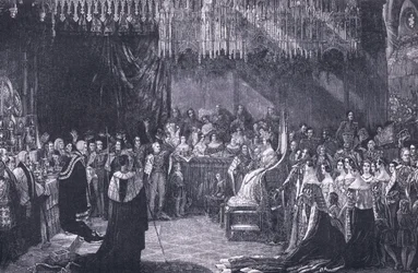 Le couronnement de la reine Victoria en 1838