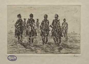 Scène de cavalerie