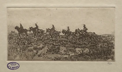 Scène de cavalerie