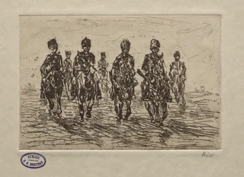 Scène de cavalerie