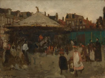 Fête foraine sur la place Haarlemmerplein