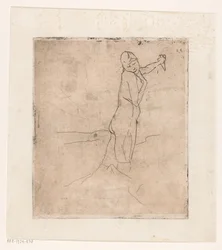 Femme nue debout