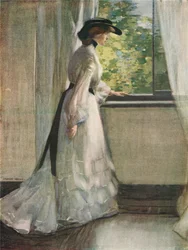 À la fenêtre, vers 1916