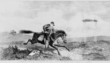 Le Pony Express américain, en route du fleuve Missouri à San Francisco
