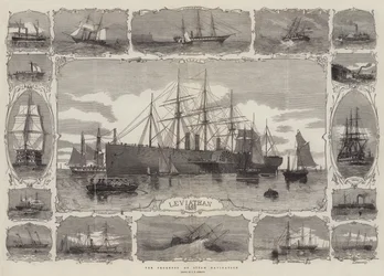 Le progrès de la navigation à vapeur