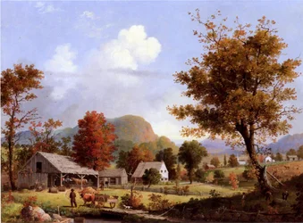 Pressage de cidre, 1855