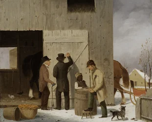 Vente de maïs, règlement de la facture, 1852