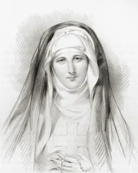 Jane Porter, gravée par J. Thomson, de 