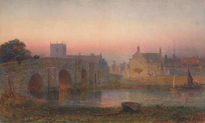 Pont de Wareham, vers 1863, 1906