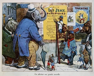 Les Jeux Olympiques des Animaux, c.1910
