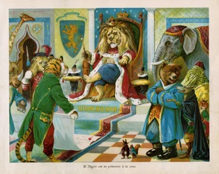 Tigret demande au Roi Lion XV de permettre aux membres de l