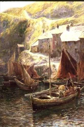 Bateaux de pêche, Polperro, Cornouailles